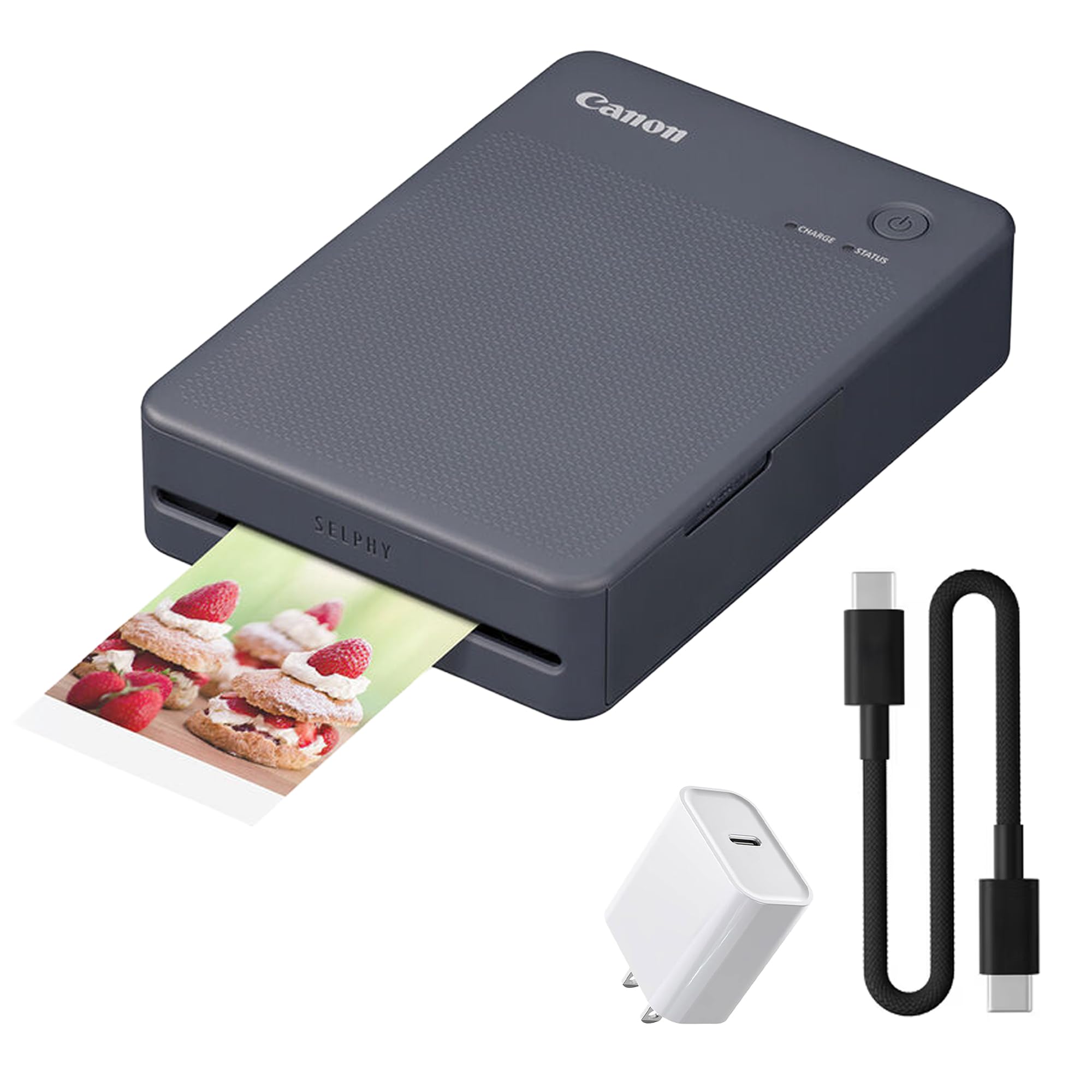Canon ミニフォトプリンター SELPHY QX20 Amazon.com : Canon SELPHY QX20 Compact Photo Printer (Dark Gray